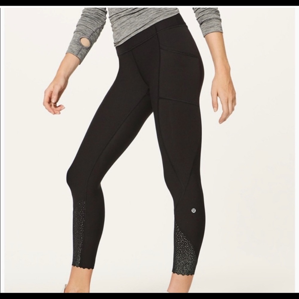 Lululemon Tight Stuff 25” Legging Size 6 like new condition